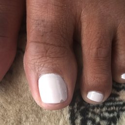 My chipped toe polish, less than 24 hours post pedi. My chipped toe polish, less than 24 hours post pedi.