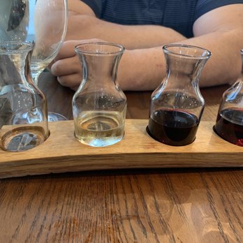 Monarcha Winery - a flight of wine tasting glasses - Wine Tasting Room Near Me - Kennewick, Washington Monarcha Winery - a flight of wine tasting glasses - Wine Tasting Room Near Me - Kennewick, Washington