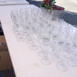 San Mateo Wine Walk - Glasses ready!