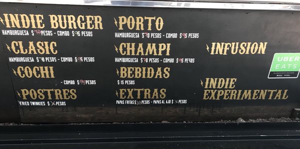 Menu photo 4 Bunker Tijuana, BCN