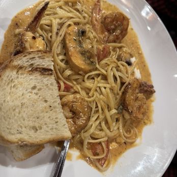 Panini Kabob Grill - Spicy Prawn Linguine - Mediterranean Near Me - Long Beach, California Panini Kabob Grill - Spicy Prawn Linguine - Mediterranean Near Me - Long Beach, California