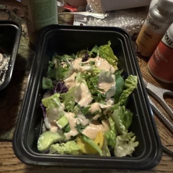 Culinary Dropout - Side salad came with hamburger instead of french fries healthy choice very tasty homemade thousand - New American Near Me - Orange, California