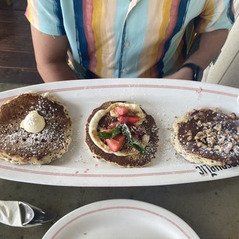 Breakfast Republic - Pancake Flight of 3 Pancakes - Breakfast & Brunch Near Me - San Diego, California Breakfast Republic - Pancake Flight of 3 Pancakes - Breakfast & Brunch Near Me - San Diego, California
