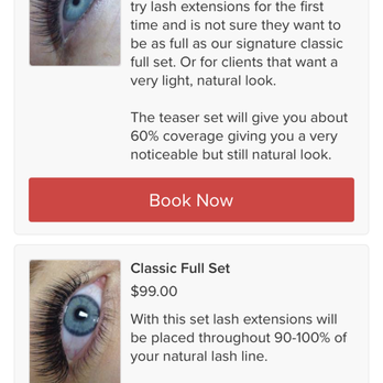 The Lash & Body Lounge - We booked the "teaser set" for $79. - Eyelash Service Near Me - Orlando, Florida The Lash & Body Lounge - We booked the "teaser set" for $79. - Eyelash Service Near Me - Orlando, Florida