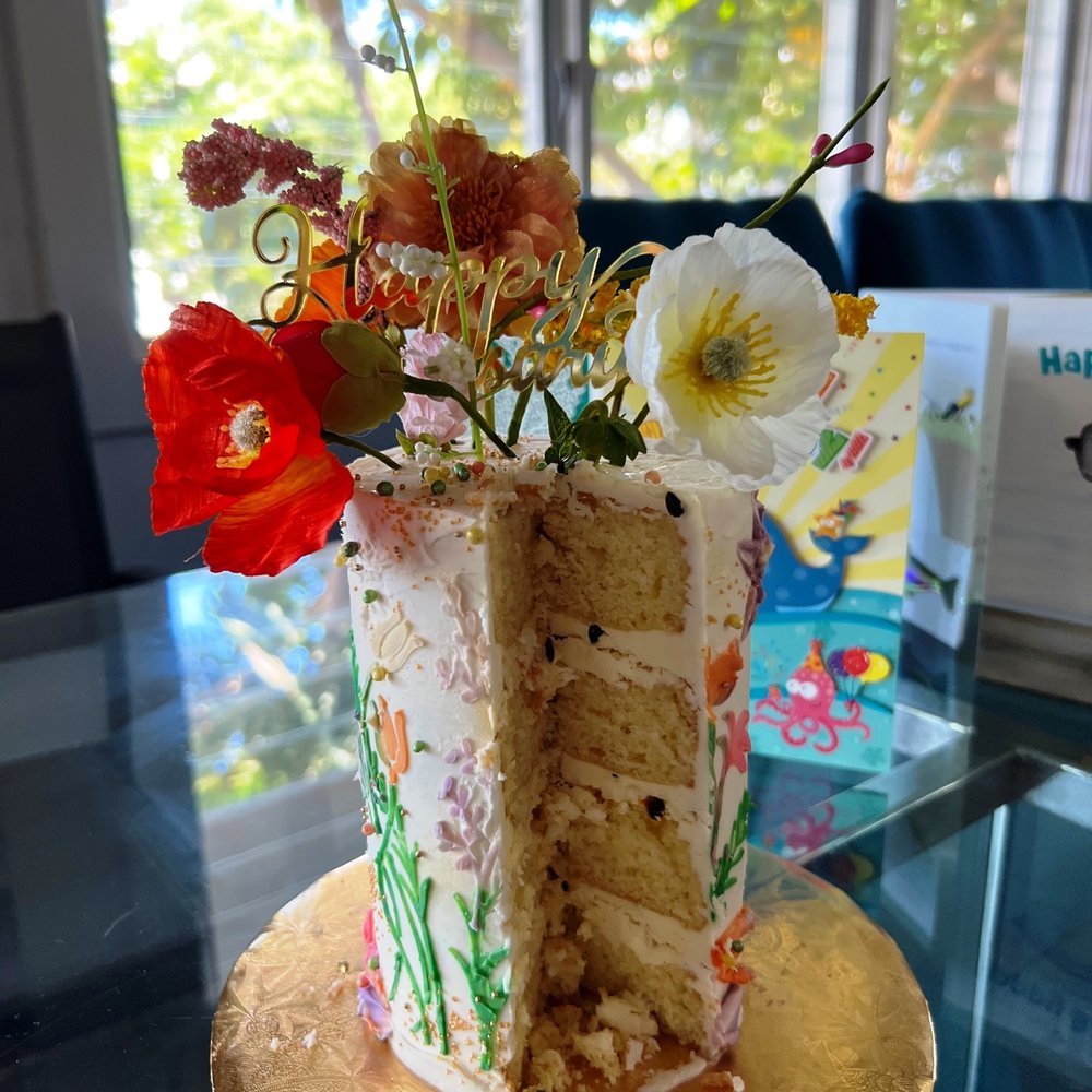 POG (Passion Orange Guava) cake by Melissa, Frosted Mermaid, Maui POG (Passion Orange Guava) cake by Melissa, Frosted Mermaid, Maui