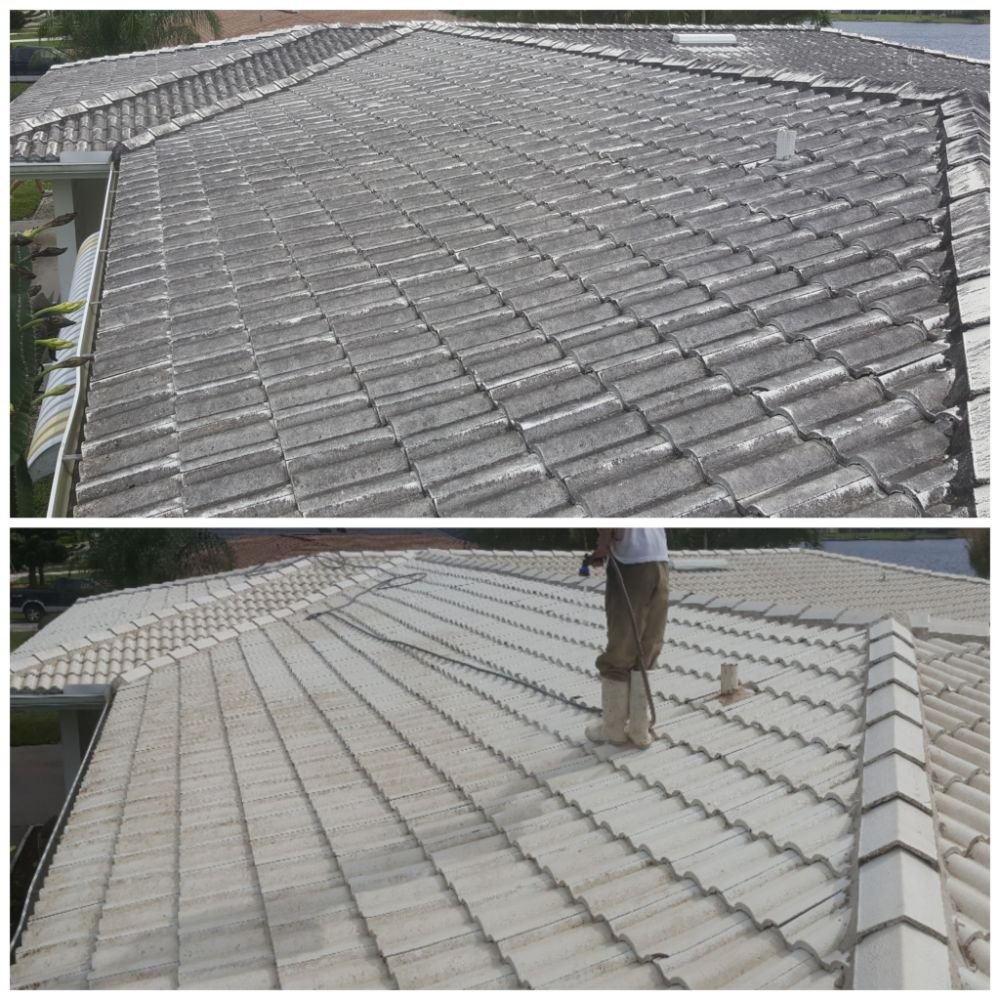 Slide of All American Roof Cleaning