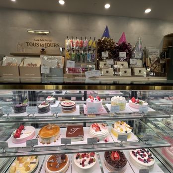 Tous Les Jours - Part of the cake display 1.11.25 - Desserts Near Me - Brea, California