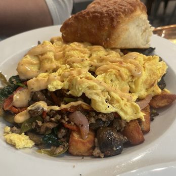 Mama's Boy at the Falls - Pepper and sausage bowl - Breakfast & Brunch Near Me - Athens, Georgia Mama's Boy at the Falls - Pepper and sausage bowl - Breakfast & Brunch Near Me - Athens, Georgia