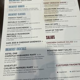Menu from 3/8/24 & best Huevos Ranchero ever! Menu from 3/8/24 & best Huevos Ranchero ever!