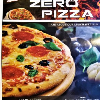 Double Zero Pizza - Menu Cover - Pizza Near Me - Fairfield, New Jersey