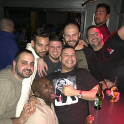 Le Stud - Photo op with our bartender "Michel".