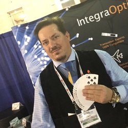James Changefield Entertainment - Getting ready for day two at the trade show.