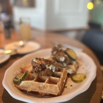 Tupelo Honey Southern Kitchen & Bar - Mac-N-Cheese Waffles with Asheville Hot Fried Chicken - Southern Near Me - Denver, Colorado Tupelo Honey Southern Kitchen & Bar - Mac-N-Cheese Waffles with Asheville Hot Fried Chicken - Southern Near Me - Denver, Colorado