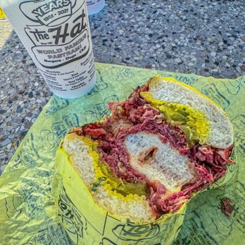 The Hat - Pastrami sandwich w/ extra pickles - Sandwiches Near Me - Simi Valley, California The Hat - Pastrami sandwich w/ extra pickles - Sandwiches Near Me - Simi Valley, California