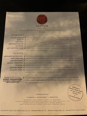 Menu photo 5 CookHouse Baltimore, MD