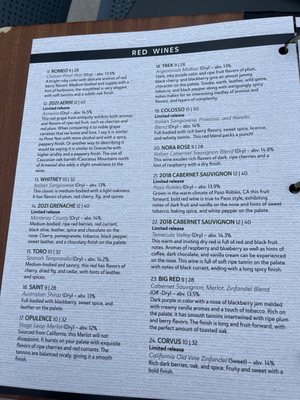 Menu photo 2 Urban Pine Winery Maumee, OH
