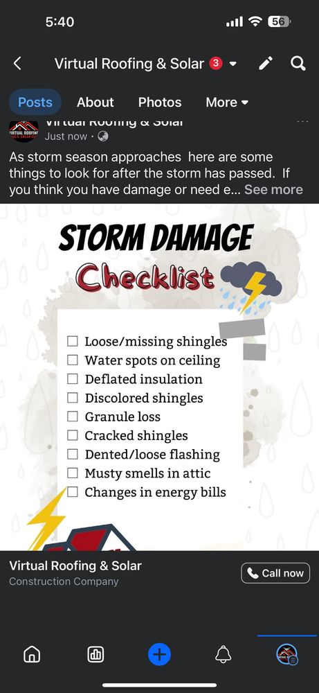 Slide of Virtual Roofing & Solar