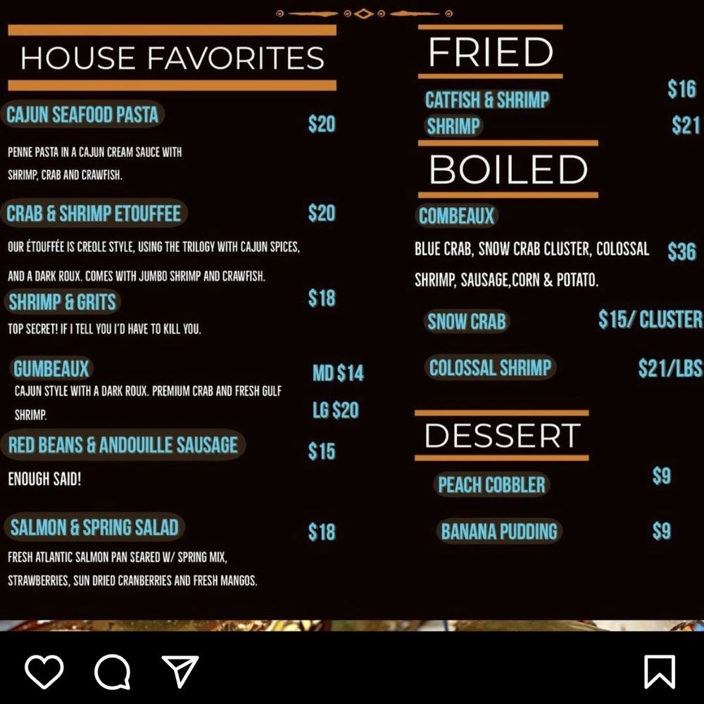Backyard Boil House - Menu they bow have crawfish too - Seafood Near Me - Houston, Texas Backyard Boil House - Menu they bow have crawfish too - Seafood Near Me - Houston, Texas