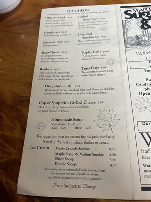 Menu photo 3 Maple Sugar & Vermont Spice Mendon, VT