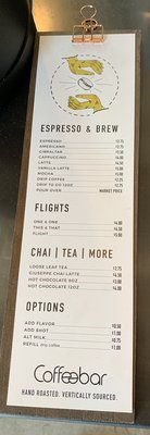 Menu photo 6 Coffeebar Roastery Reno, NV