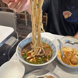 Three treasure beef noodle soup Three treasure beef noodle soup
