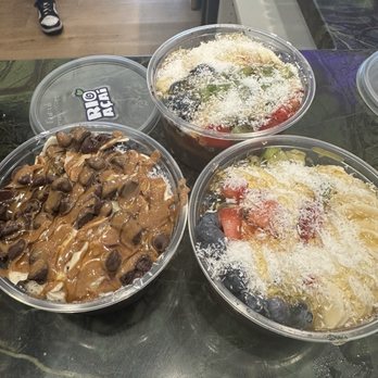 Rio Acai - BYO Bowls #2 & #3 - toppings in written review - Brazilian Near Me - Saratoga Springs, Utah