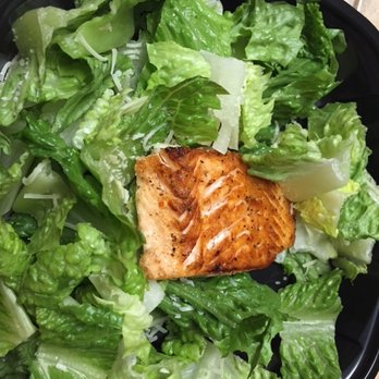 Texas Roadhouse - Salmon "salad" minus croutons.  Thought there'd be other stuff in the salad.  Very dry salmon.  Don't order. - American Near Me - Gilbert, Arizona