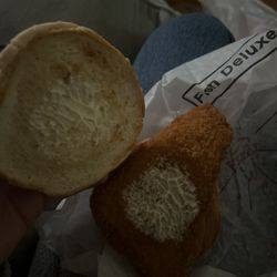 Arby's - Barely any sauce on my fish sandwich smh.