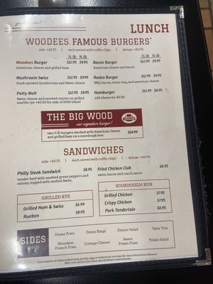 Menu photo 2 Woodees Lincoln, NE Menu photo 2 Woodees Lincoln, NE
