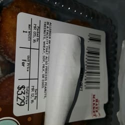 Really Hays that is not okay! Plus the price was higher. Double labels means its older then you think and we'll charge you more for it too!