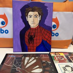 Fibo Kids Art Academy - A masters (5th-8th grade) student shares her acrylic painting on canvas based on hard-block shading