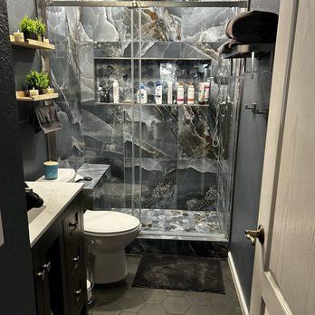 Gilmore Construction - Newly remodeled Primary bath - General Contractors Near Me