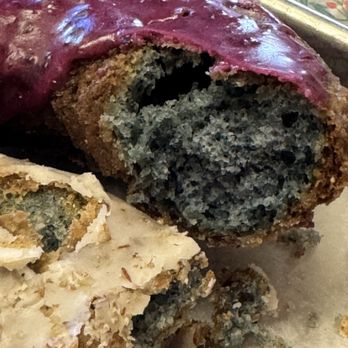 Whoo's Donuts - Blue corn blueberry lavender - Donuts Near Me - Santa Fe, New Mexico