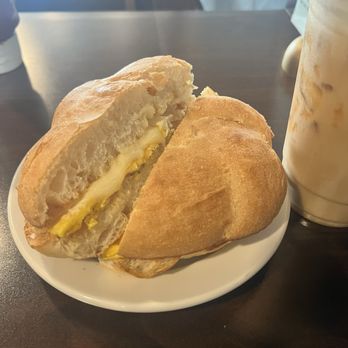 Josephine’s Coffee Bar - Egg and cheese on a roll - Bars Near Me - Greenville, Rhode Island