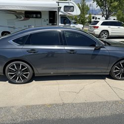 Tinted Vision - Our new 2024 Honda Accord with a beautiful window tint installed by Jimmy at Tinted Vision in West Haven, Utah