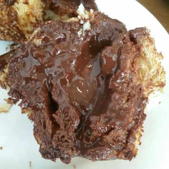 Tori's Bakeshop - Such a decadent treat: the middle of the fudge filled cruffin. - Bakeries Near Me - Toronto, Ontario