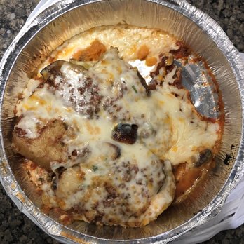 Caveman Cafe - Caveman lasagna. Very mushy but it was to be expected. - Organic Stores Near Me - Vancouver, British Columbia