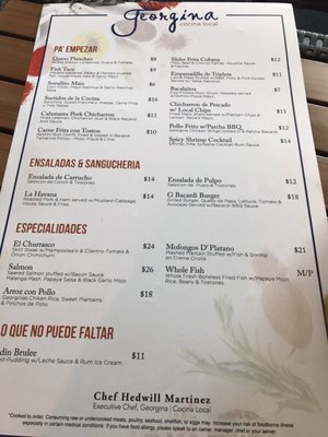 Menu photo 1 Georgina Cocina Local Toa Baja, PR Menu photo 1 Georgina Cocina Local Toa Baja, PR