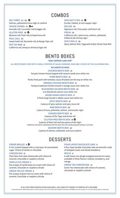 Menu photo 2 Bluefin Sushi Broken Arrow, OK Menu photo 2 Bluefin Sushi Broken Arrow, OK