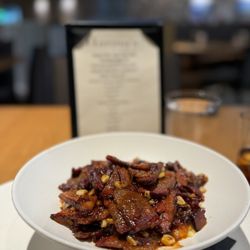Hanna's Table - Brisket bowl with corn and mashed potatoes. I almost licked the bowl clean. Delicious and very feeling!