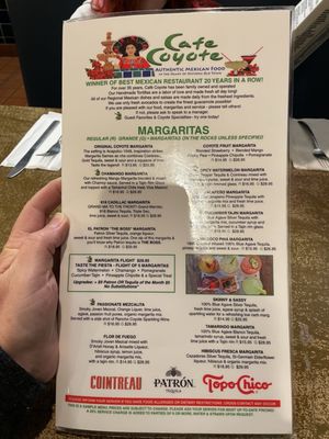 Menu photo 1 Cafe Coyote San Diego, CA Menu photo 1 Cafe Coyote San Diego, CA