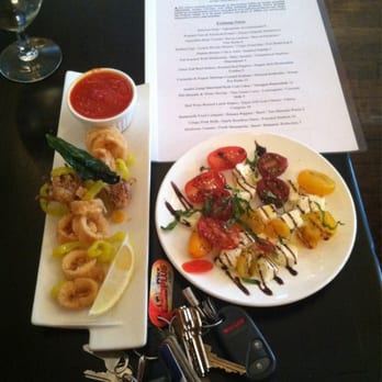 The Vault - Tomato & Mozzarella $7  Calamari & Banana Peppers $6 - New American Near Me - Beacon, New York