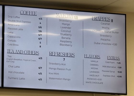 Menu photo 1 The Brew Coffee Shop Rochester Hills, MI Menu photo 1 The Brew Coffee Shop Rochester Hills, MI