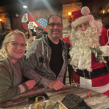 Stonehaüs Meadery - My wife and me with Santa. - Meaderies Near Me - Stroudsburg, Pennsylvania Stonehaüs Meadery - My wife and me with Santa. - Meaderies Near Me - Stroudsburg, Pennsylvania
