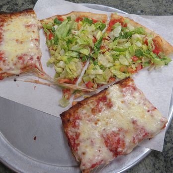 Sal's Pizzeria - Sicilian and salad slice, the way to go! - Pizza Near Me - Mamaroneck, New York Sal's Pizzeria - Sicilian and salad slice, the way to go! - Pizza Near Me - Mamaroneck, New York