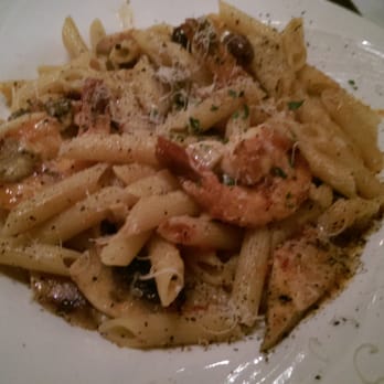 Cafe Silvium - PENNE ARRABBIATA- changed pancetta to shrimp. pretty decent. - Italian Near Me - Stamford, Connecticut Cafe Silvium - PENNE ARRABBIATA- changed pancetta to shrimp. pretty decent. - Italian Near Me - Stamford, Connecticut