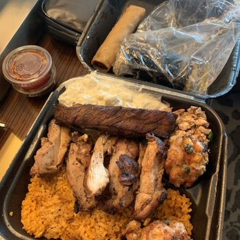 Red Rice - Locals Plate, lumpia, Red Rice Spam Musubi - Barbeque Near Me - Las Vegas, Nevada Red Rice - Locals Plate, lumpia, Red Rice Spam Musubi - Barbeque Near Me - Las Vegas, Nevada