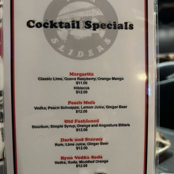 PDX Sliders - Cocktail menu - Cocktail Bars Near Me - Portland, Oregon