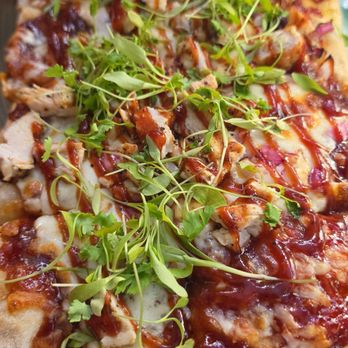 Nine Social - BBQ chicken flatbread - Wine Bars Near Me - Brea, California Nine Social - BBQ chicken flatbread - Wine Bars Near Me - Brea, California