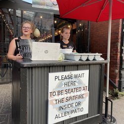 Spitfire Arms Bar and Grill - Check in counter